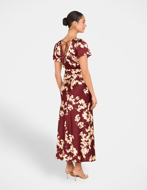 Genoa Satin Maxi Dress